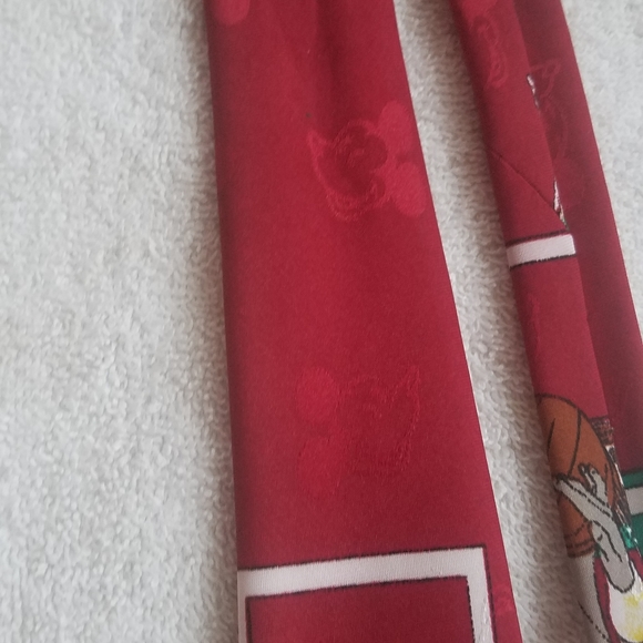 Basketball Themed Necktie / Suit Tie (small Mickey Mouse Pattern) - Picture 5 of 13